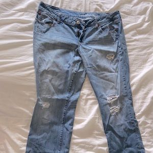 vintage american eagle straight jeans